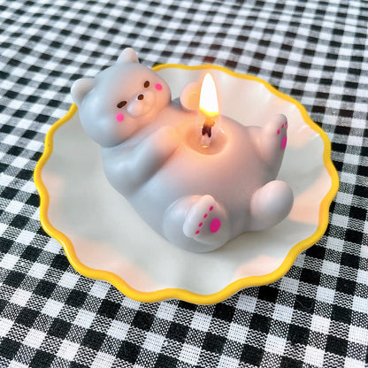 Chilling Fat Cat Candles