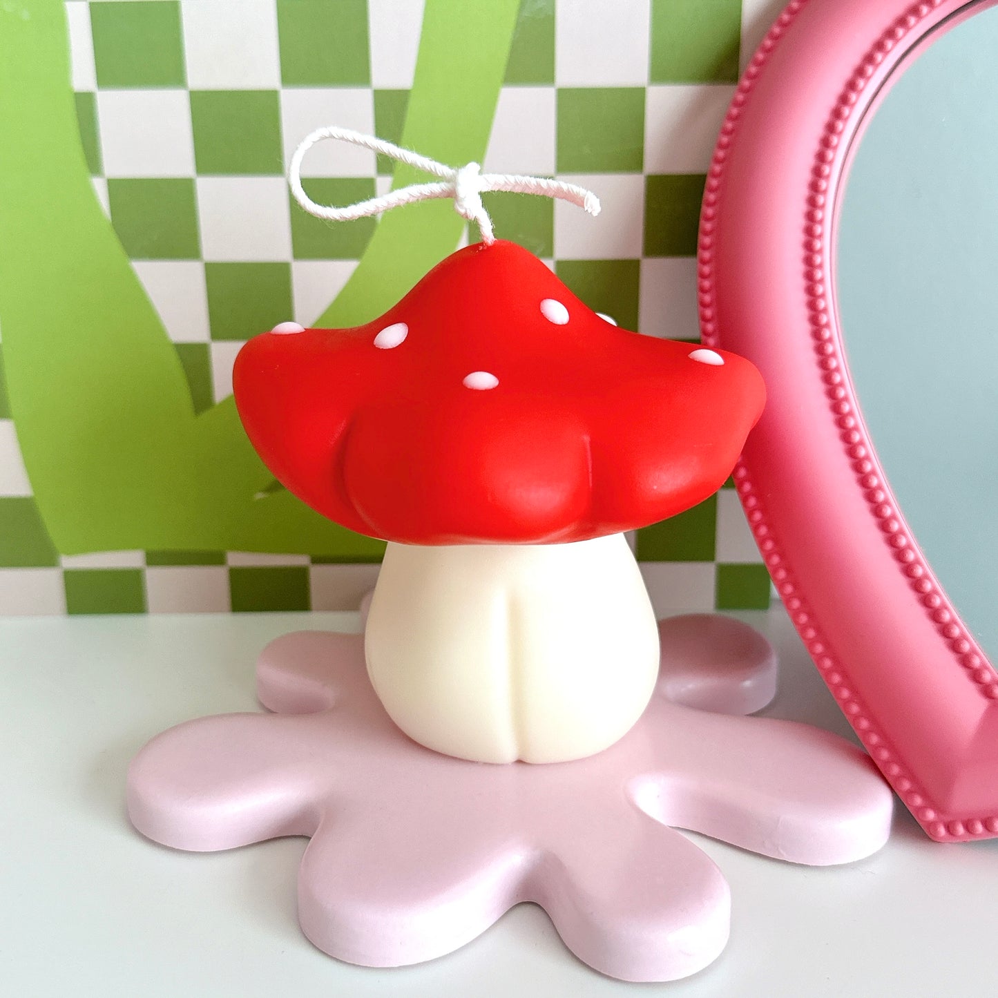 Chubby Mushroom Candle