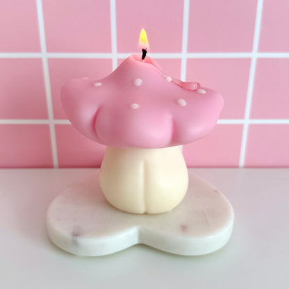 Chubby Mushroom Candle