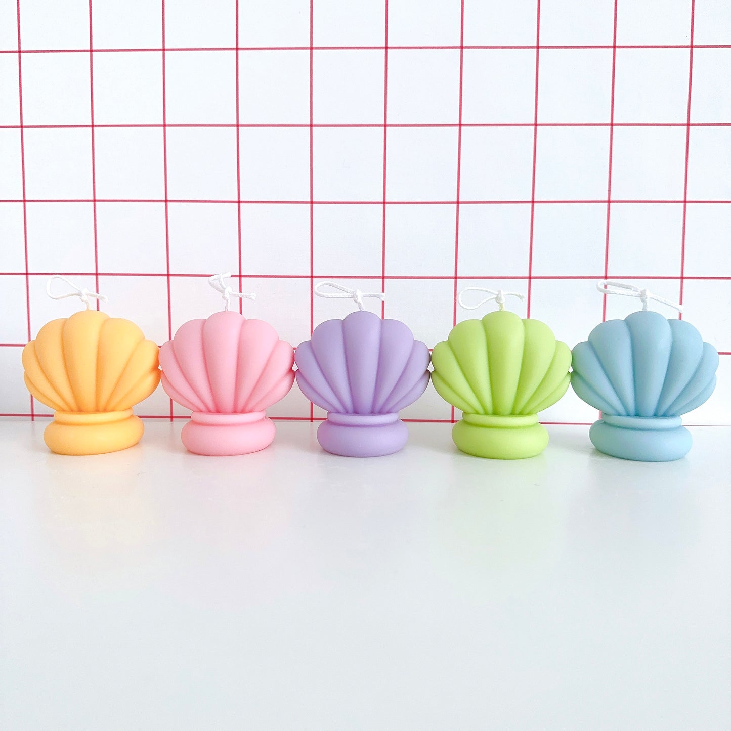 Aesthetic Seashell Candle