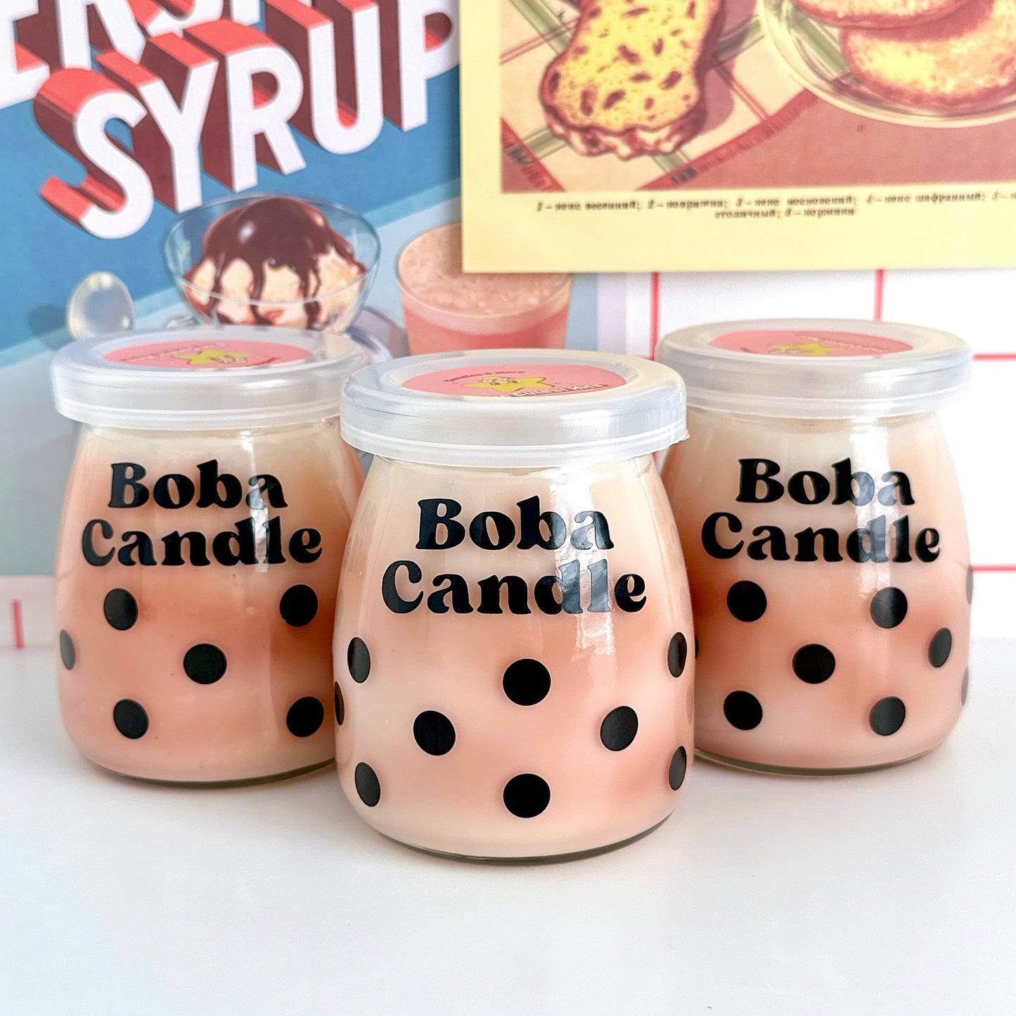 Bubble Tea Candle | Boba Candle