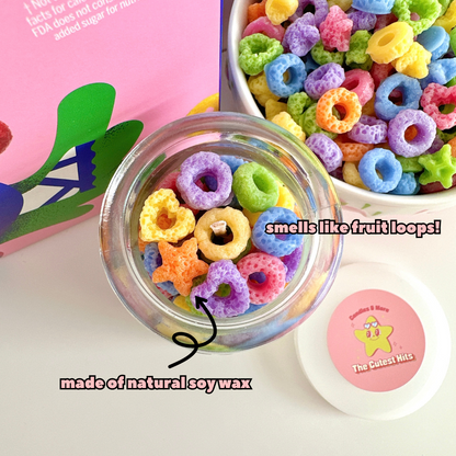 Fruit Loops Cereal Candles | Food Candles