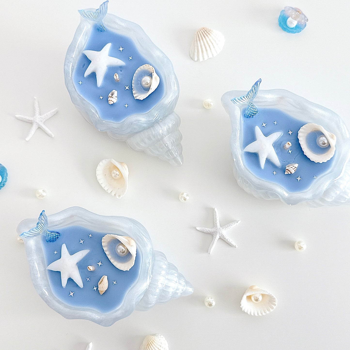 Mermaid Shell Candle