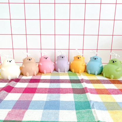 Chubby Bear Candles