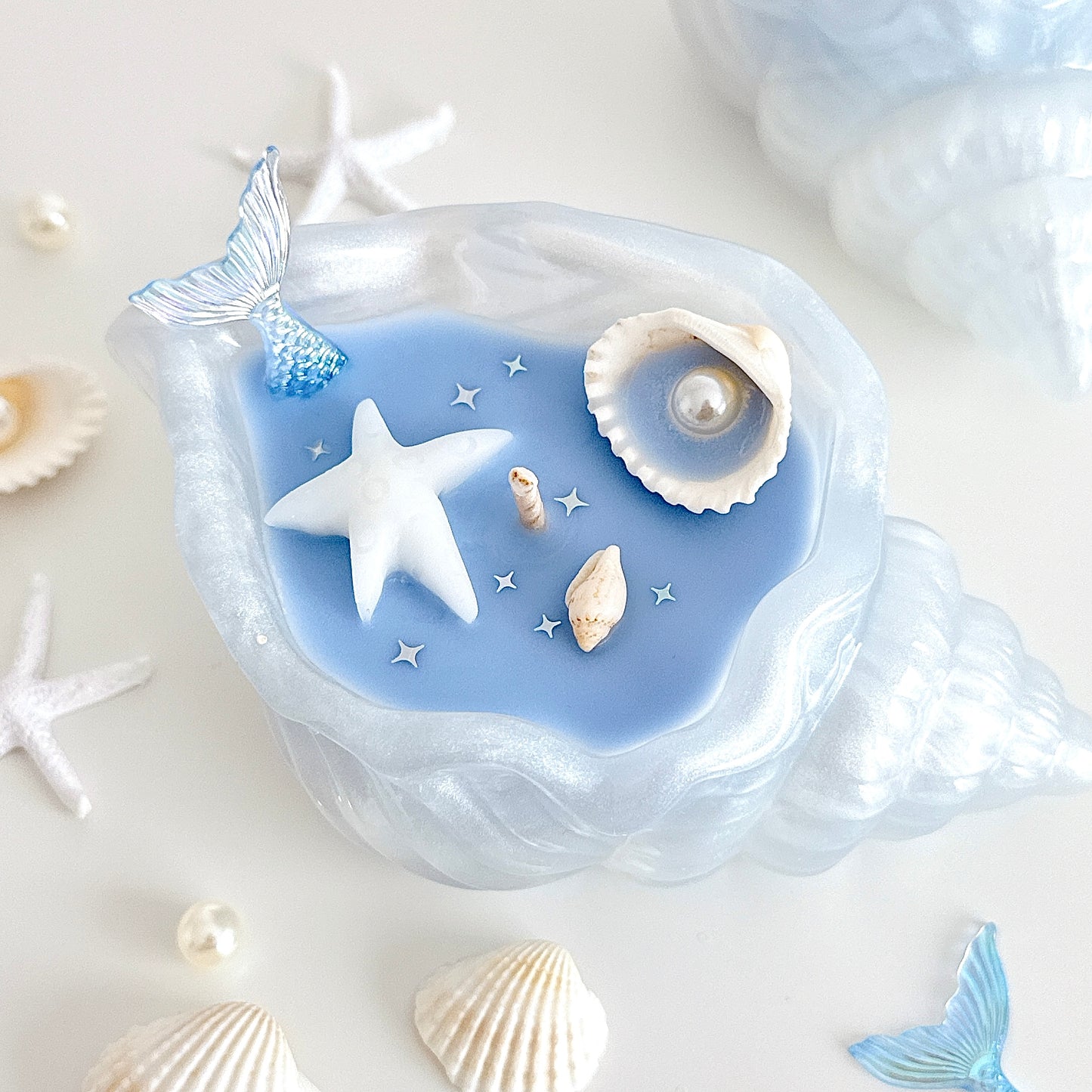 Mermaid Shell Candle