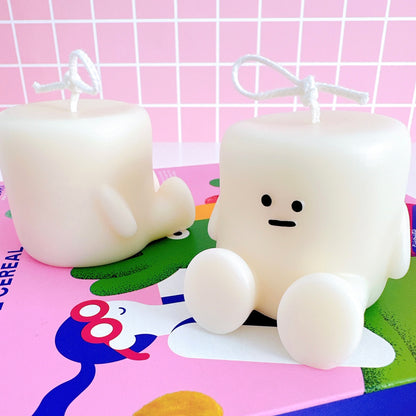 Marshmallow Candle