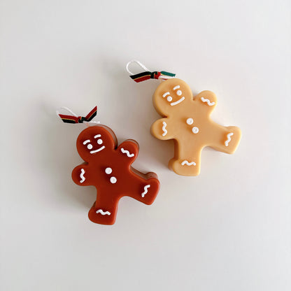 Gingerbread Man Candle