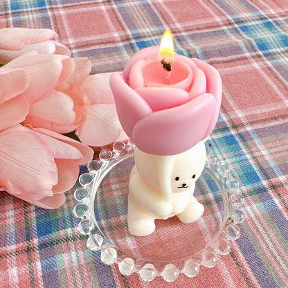 Romantic Bear Candles