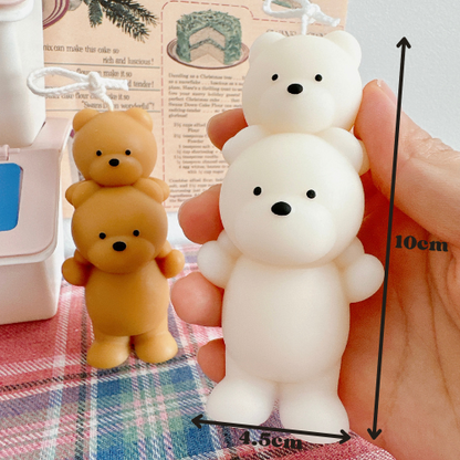 Piggyback Bears Candles