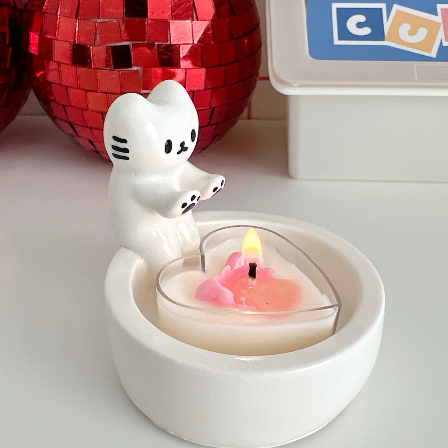 Kitty Candle Holder