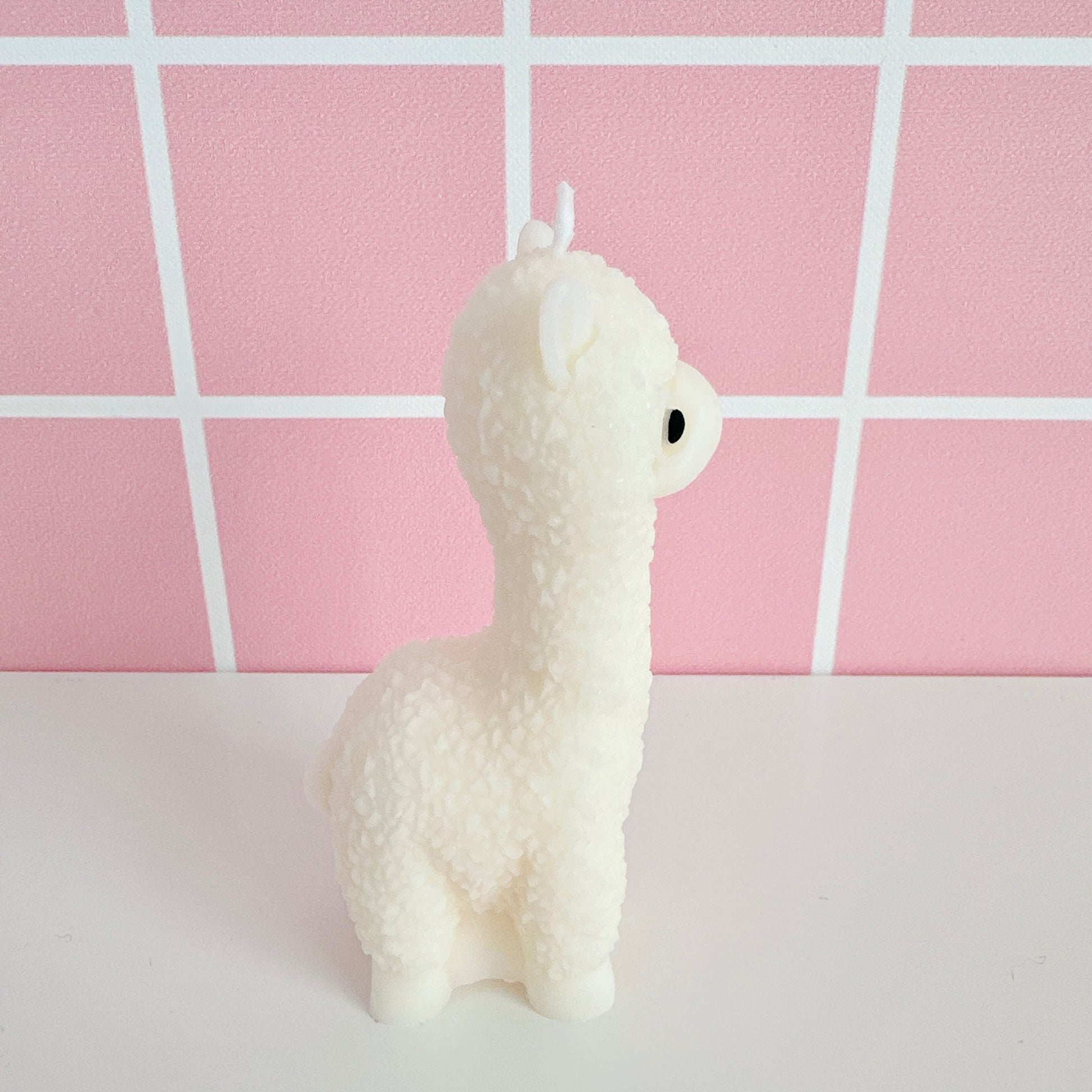 cute alpaca candles