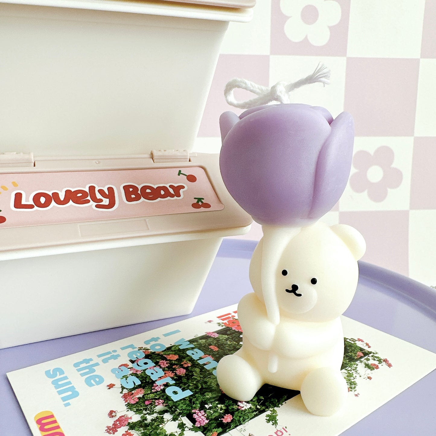 Romantic Bear Candles