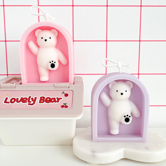 Hello Bear Candles