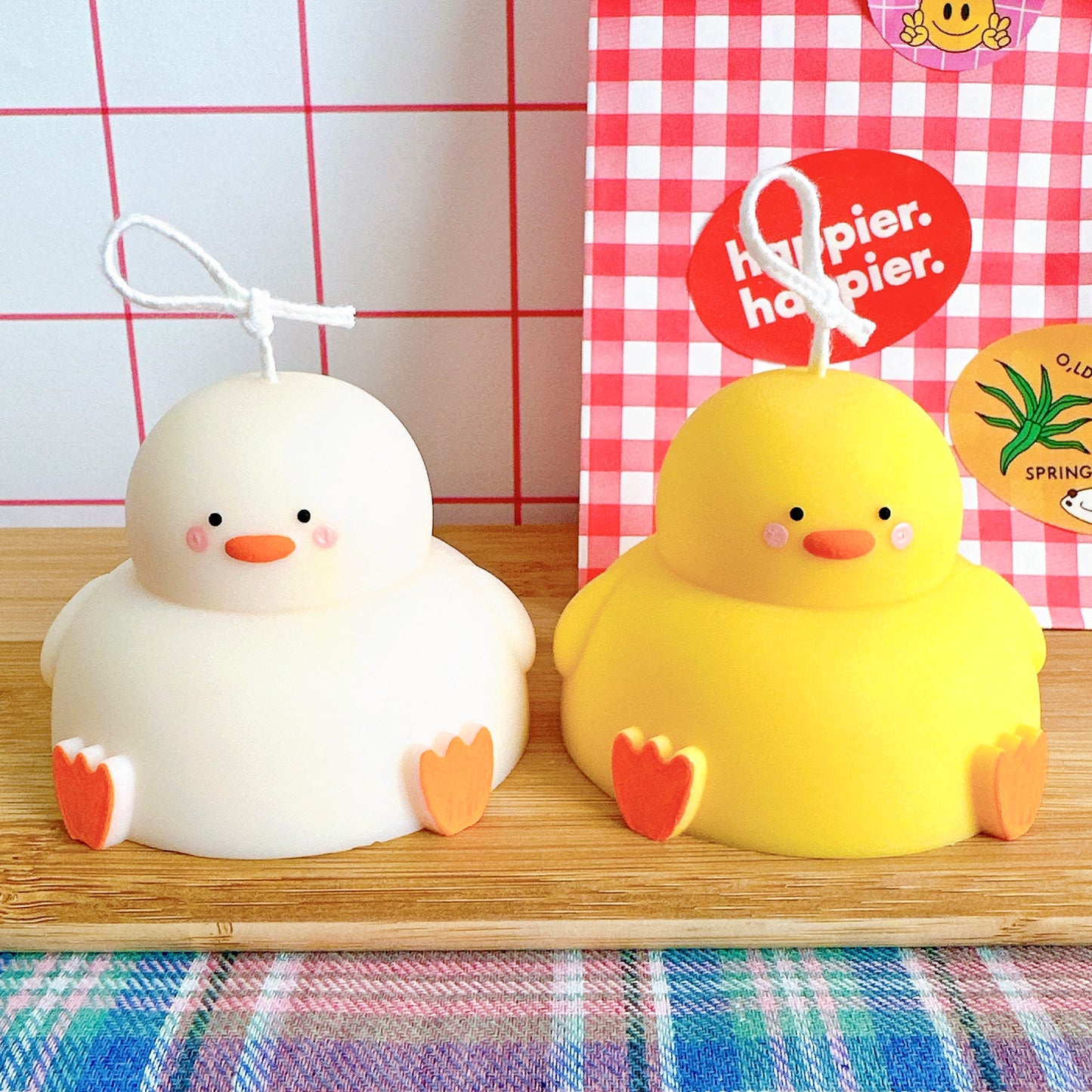 chubby duck candles