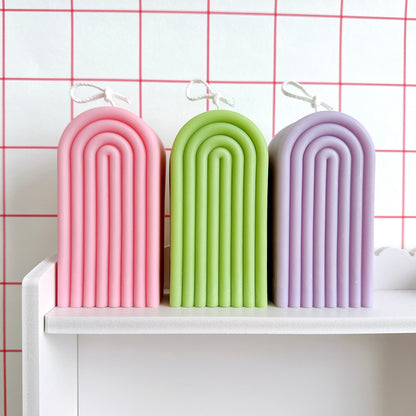 Large Rainbow Arch Candles