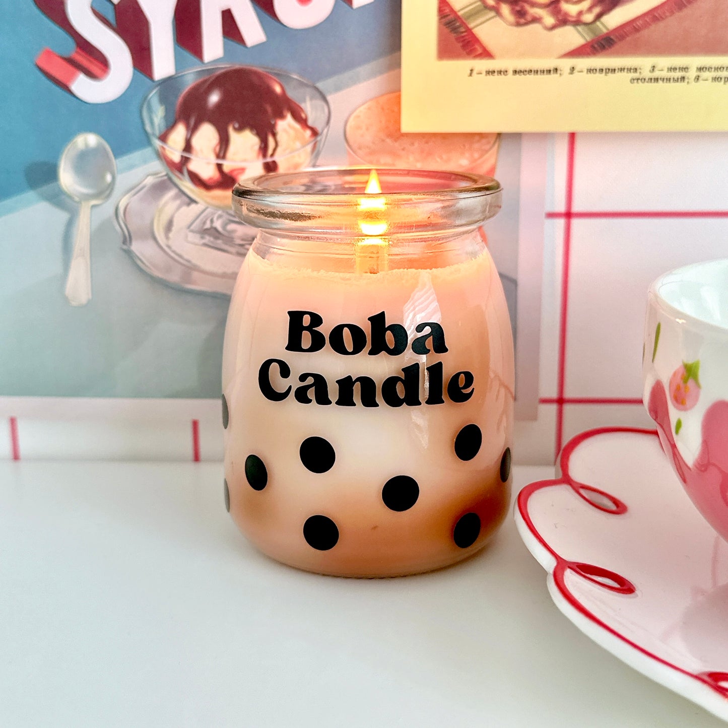 Bubble Tea Candle | Boba Candle