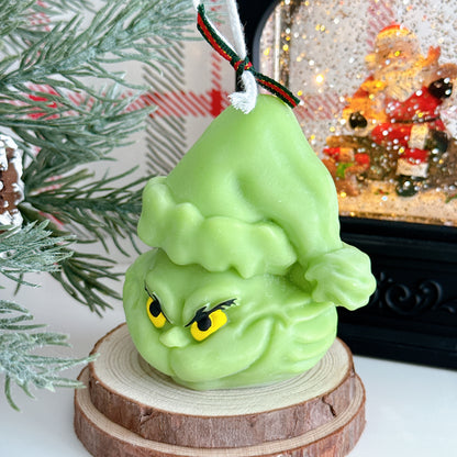 Christmas Grinch Candle