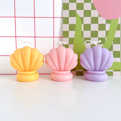 Aesthetic Seashell Candle