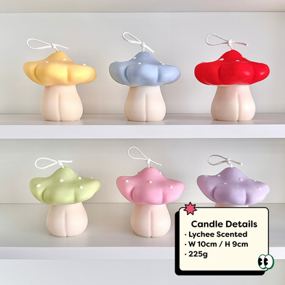 Chubby Mushroom Candle