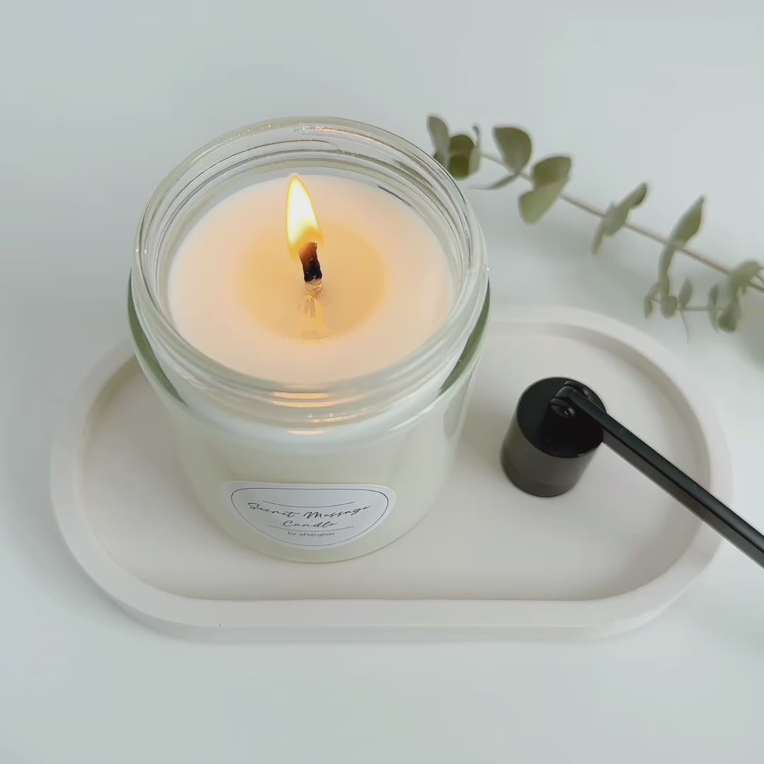 personalized soy candle