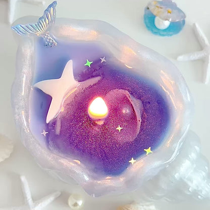 Mermaid Shell Candle