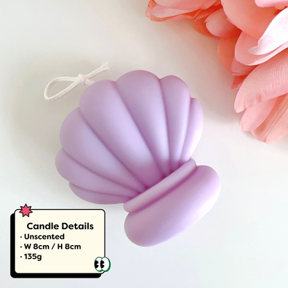 Aesthetic Seashell Candle